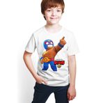 hilon Brawl Stars - El Primo - Erkek Çocuk Beyaz Dijital Baskılı T-shirt E-05