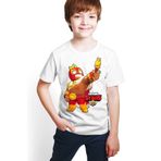 hilon Erkek Çocuk Beyaz T-shirt Brawl Stars - El Primo - Dijital Baskılı