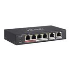 Hılook NS-0106P-35 4 Port PoE 60 W +2 Port Megabit Uplink Switch