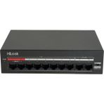 Hılook NS-0110MP-60, 8 Port, Megabit, Poe 60W, 2 Port Megabit Uplink, Yönetilemez, Masaüstü Switch - Belirtilmemiş