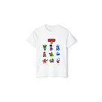 Hilosh Brawl Stars Karakterler Edgar Leon Crow Baskılı Beyaz Unisex Çocuk Tişört