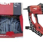 Hılti Gx3 14-19 mm Gazlı Çivi Çakma Tabancası +1200 Adet X-C 27 G3 Mx Beton Çivileri (Şeritli)