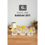 Hilton Home 75 Ml 6'Lı Üzüm Bardak Seti, Bubble Bardak, Bulut Bardak, Kahve Yanı Sunum Bardağı