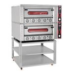 Himaksan Çift Katlı Pizza Fırını Doğalgazlı 6 + 6 Pizza Çok Renkli