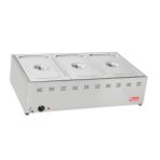 Himaksan HMK-BSÜE3 Endüstriyel Tip Elektrikli Set Üstü 3 Gözlü Benmari