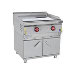 Himaksan HMK-DIGD 878 Dolaplı Düz Pleyt Gazlı 80x70 Izgara