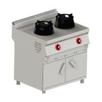 Himaksan HMK-DSWOG 878 Dolaplı 2 Gözlü Wog Gazlı 80x70 Ocak