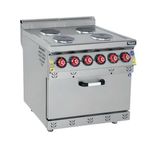 Himaksan HMK-FOE 873 4’Lü Kuzine, Elektrikli 80x70 cm Fırın