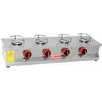 Himaksan HMK-KNFOG 4 4'lü Set Üstü Gazlı ve Lpg Künefe Ocağı