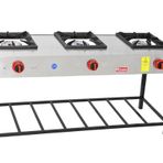 Himaksan HMK-LKY-3 3'lü Uzun Gazlı ve Lpg Li 139x47x70 Lokanta Ocağı