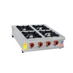 Himaksan HMK-SOG 990 4'lü Set Üstü Profesyonel Gazlı ve Lpg 90x90x25 Ocak
