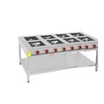 Himaksan HMK-TBOG 2010 8'li Taban Raflı Gazlı ve Lpg 200x100x85 Yer Ocağı
