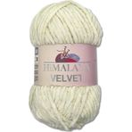 Himalaya 100 g kadife yunus yünü, 40 renk seçeneği, şönil örgü ipliği, yumuşak iplik, parlak aksesuar, kıyafet, battaniye (90008 vanilya)