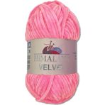 Himalaya 100 g kadife yunus yünü, 40 renk seçeneği, şönil örgü ipliği, yumuşak iplik, parlak aksesuar, kıyafet, battaniye (90009 pembe)