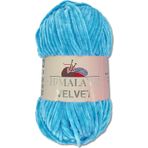 Himalaya 100 g kadife yunus yünü, 40 renk seçeneği, şönil örgü ipliği, yumuşak iplik, parlak aksesuar, kıyafet, battaniye (90027 açık mavi)