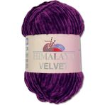 Himalaya 100 g kadife yunus yünü, 40 renk seçeneği, şönil örgü ipliği, yumuşak iplik, parlak aksesuar, kıyafet, battaniye (90028 lila)