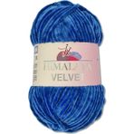 Himalaya 100 g kadife yunus yünü, 40 renk seçeneği, şönil örgü ipliği, yumuşak iplik, parlak aksesuar, kıyafet, battaniye (90029 mavi)