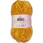 Himalaya 100 g kadife yunus yünü, 40 renk seçeneği, şönil örgü ipliği, yumuşak iplik, parlak aksesuar, kıyafet, battaniye (90030 hardal)