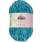 Himalaya 100 g kadife yunus yünü, 40 renk seçeneği, şönil örgü ipliği, yumuşak iplik, parlak aksesuar, kıyafet, battaniye (90041 Pasifik mavisi)