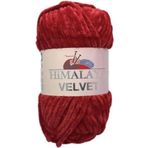 Himalaya 100 g kadife yunus yünü, 40 renk seçmek için, şönil örgü iplik, kabarık iplik, parlak aksesuar, kumaş, battaniye (90052 koyu kırmızı)
