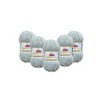 Himalaya Dolphin Baby Kadife Ip 5'li Paket - 80325 Açık Gri - 100 Gr. 120 Mt.