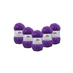 Himalaya Dolphin Baby Kadife Ip 5'li Paket - 80340 Açık Mor - 100 Gr. 120 Mt.