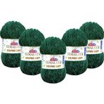 Himalaya Dolphin Baby Kadife Ip 5'li Paket - 80362 Zümrüt - 100 Gr. 120 mt