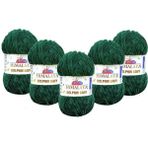Himalaya Dolphin Baby Kadife Ip 5'li Paket - 80362 Zümrüt - 100 Gr. 120 mt