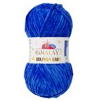 Himalaya Dolphin Baby Kadife İp El Örgü Yünü 80329 Saks Mavi