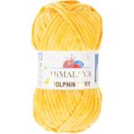 Himalaya Dolphin Baby Kadife Ip El Örgü Yünü - Kavun