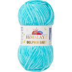 Himalaya Dolphin Baby Kadife Ip El Örgü Yünü - Turkuaz