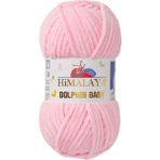 Himalaya Dolphin Baby Kadife Örgü Ipi - 80319 Pembe - Pembe 03102