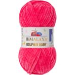 Himalaya Dolphin Baby Kadife Örgü Ipi - 80324 Pembe - Pembe 1101