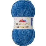 Himalaya Dolphin Baby Kadife Örgü Ipi - 80341 Indigo - İndigo
