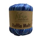 Himalaya Fibra Natura Raffia Multi - Rafya Şapka Çanta Kağıt İp 117 23 Mavi Koyu Mavi