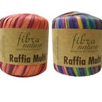 Himalaya Fibra Natura Raffia Multi - Rafya Şapka Çanta Kağıt İp
