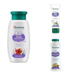 Himalaya Hassas Bebek Bakım Seti | Şampuan & Pudra & Pişik Kremi | Hassas Ciltler | Parabensiz, Silikonsuz
