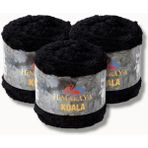 Himalaya Koala 75709 Peluş Örgü Ipi 3 Adet - Renkli