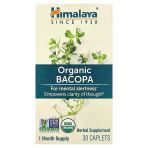 Himalaya Organic Bacopa Monnieri Mental Alertness 30 Caplets