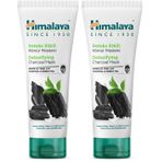 Himalaya Since 1930 Detoks Etkili Arındırıcı Yüz Maskesi, Aktif Kömür, Yeşil Çay, Parabensiz, Tüm Ciltler, 75 ml (2 paketi)