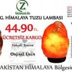 HİMALAYA TUZ LAMBASI 3-4 Kg.- Himalaya Kaya Tuzu Lambası