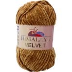 Himalaya Velvet Kadife El Örgü Ipi 100 gr - Kahverengi