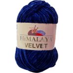 Himalaya Velvet Kadife El Örgü Ipi 100 gr - Lacivert
