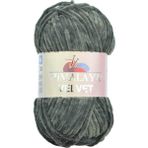 Himalaya Velvet Kadife Fantazi Örgü Ipi - Koyu Gri