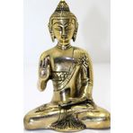 Himarry 17 cm Dekoratif Hediyelik Metal Buda Biblosu