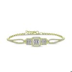 Himarry ​925 Ayar Gümüş Gold Baget Bileklik