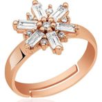Himarry 925 Ayar Rose Rüzgar Gülü Gümüş Yüzük