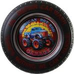 Himarry Dekoratif Araba Tekerleği 4x4 Temalı Led Işıklı Vintage Gül Hediyelik Eşya