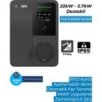 Hims 22KW Ticari Duvar Tipi Araç Şarj Istasyonu Hevc-22-T