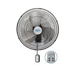 Hims HEF-DK650 190 W 65 cm Siyah 3 Kanat Kumandalı Sanayi Tipi Duvar Vantilatörü